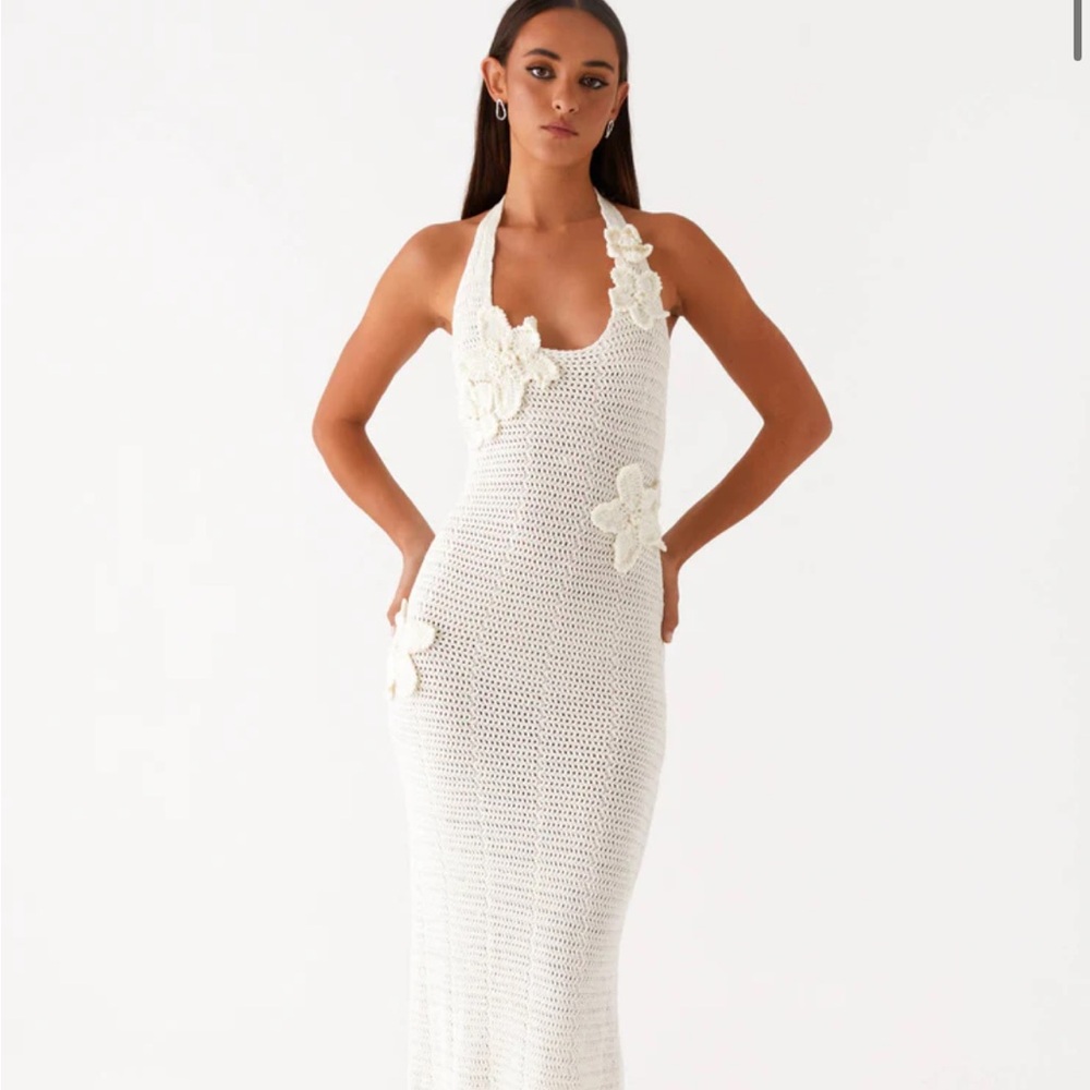 Peppermayo Cream Maxi Dress